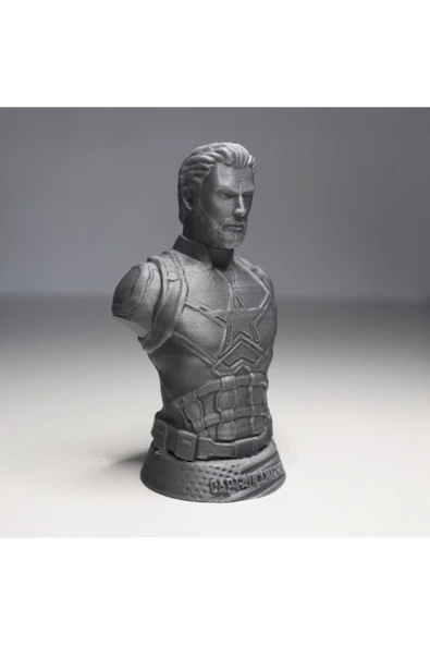 TuransoyCraft Captain America Büst 10cm Infinity Wars - Resim 2