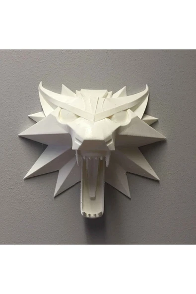 TuransoyCraft Witcher 3 Kurt Başı Duvar Dekoru 21 Cm ürün görseli 1