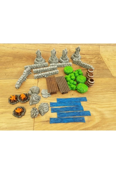 TuransoyCraft Yüzüklerin Efendisi Orta Dünya Mini Figür Seti (30 Parça) ürün görseli 1
