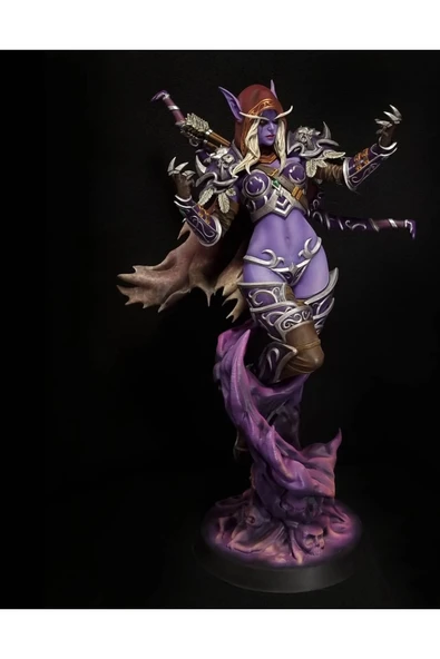 TuransoyCraft World Of Warcraft Sylvanas Figür WOW Sylvanas Windrunner Obje 25CM Büyük Boy ürün görseli 1