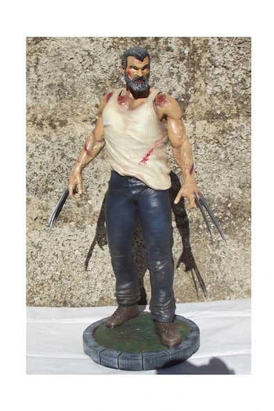 TuransoyCraft Wolverine Yaşlı Logan Boyalı Figür 25 Cm Büyük Boy ürün görseli 1