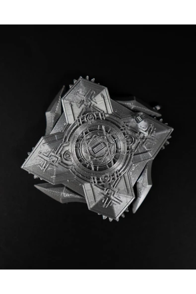 TuransoyCraft Ninja Yıldızı Açılır Kapanır Shuriken Dekoratif Obje 8CM ürün görseli 1