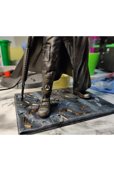 TuransoyCraft The Matrix Neo Boyalı Figür 25 cm Dev Boy - Resim 6