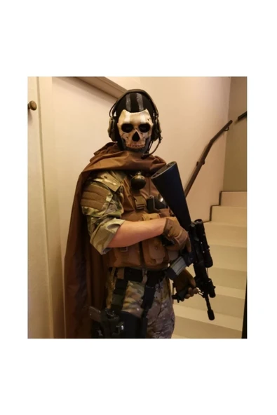 TuransoyCraft Call Of Duty Modern Warfare Ghost Maskesi ürün görseli 1