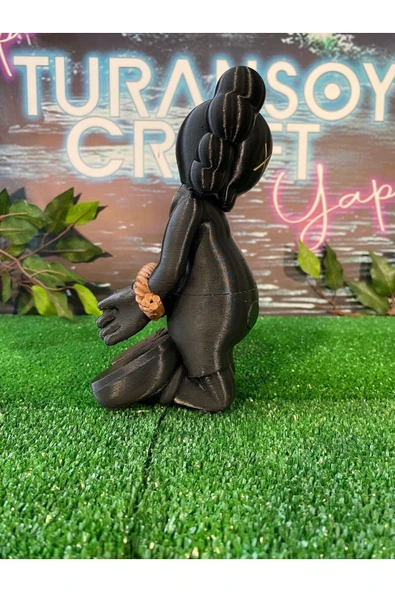 TuransoyCraft Kaws Hostages Boyalı Figür 20 CM BOY - Resim 4