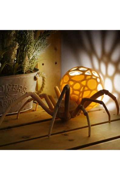 TuransoyCraft Dekoratif Spider Duvar ve Masa Lambası 10 CM ürün görseli 1