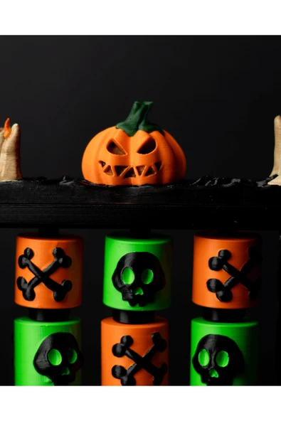 TuransoyCraft Cadılar Bayramı Oyun SOS Halloween Oyun XOX Masaüstü Dekor ürün görseli 1