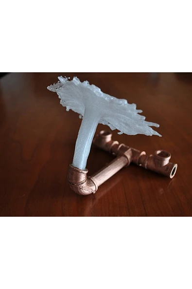TuransoyCraft Sıçrayan Su Görünümlü Ipad Stand - Resim 2