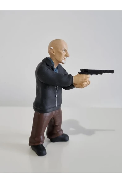 Plasteel Mike Ehrmantraut / Breaking Bad / Better Call Saul / Figür - Resim 2