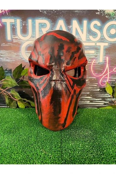 TuransoyCraft Batman Death Stroke Maske 20 cm ürün görseli 1