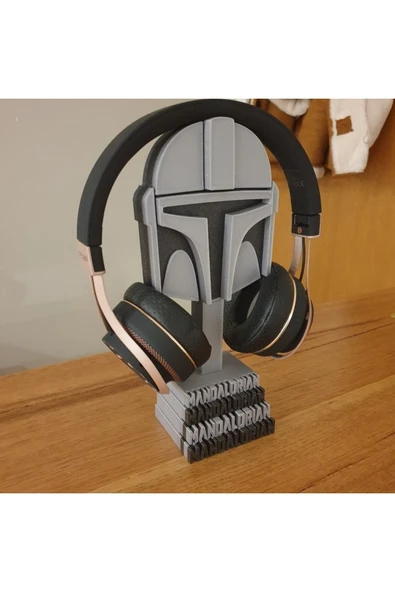 TuransoyCraft Starwars Mandalorian Kulaklık Standı Kulaklık Askısı 23 Cm ürün görseli 1