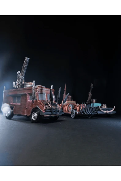 TuransoyCraft Walking Dead 3lü Araç Seti Zombi Apocalypse Araç Seti Masaüstü Dekoratif Obje ürün görseli 1