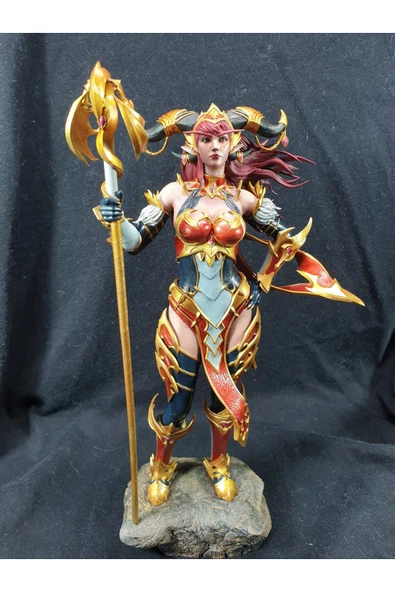 TuransoyCraft World Of Warcraft Alexstrasza Figür WOW Dragon Queen Obje 25CM Büyük Boy ürün görseli 1