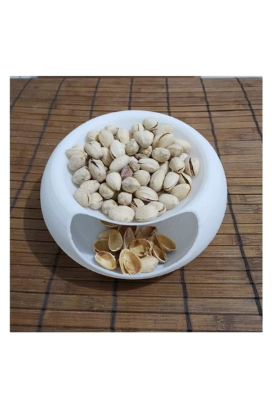 TuransoyCraft Çekirdek Tabağı Çöp Hazneli Çerez Tabağı ürün görseli 1