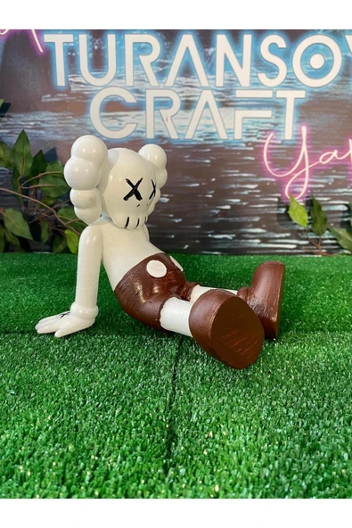 TuransoyCraft Kaws Holiday Boyalı Figür 20 CM BOY ürün görseli 1