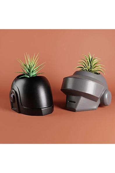TuransoyCraft Daft Punk 2'li Saksı (15'ER CM) ürün görseli 1