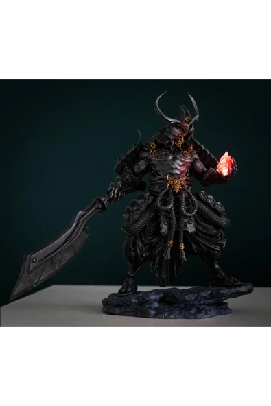 TuransoyCraft The Ancestors Tenjin Ninja Samuray Figür Lanetli Bilgin Samuray Figürü Büyük Boy 25CM ürün görseli 1
