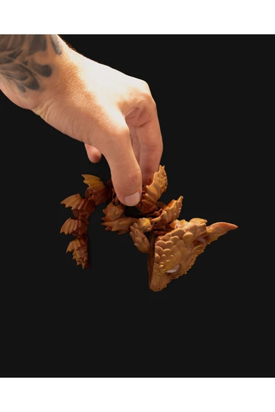 TuransoyCraft Çöl Kum Ejderhası Bebek Ejderha Hareketli Oyuncak - Resim 7