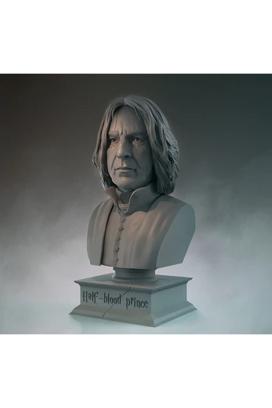 TuransoyCraft Severus Snape Melez Prens Harry Potter Figür Büst 15 Cm (gri Renk) ürün görseli 1