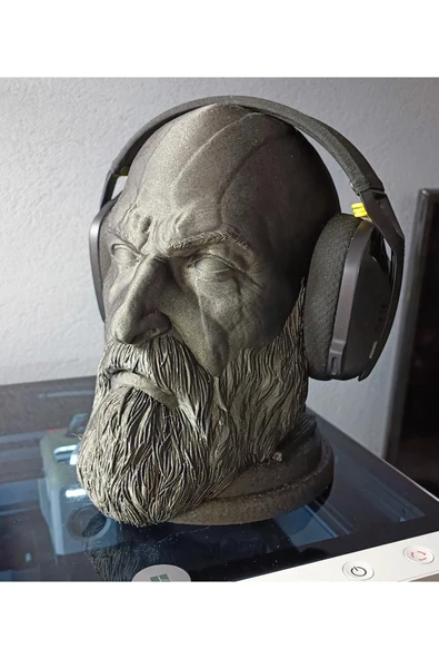 TuransoyCraft Kratos Devasa Kulaklık Standı God Of War ürün görseli 1
