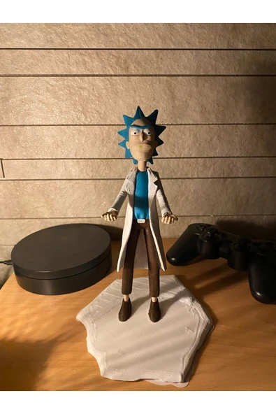 Pars Rick And Morty Rick Sanchez Ps Kol Tutucu/joystick/telefon/kumanda Tutucu 24cm (PS/XBOX ILE UYUMLU) ürün görseli 1