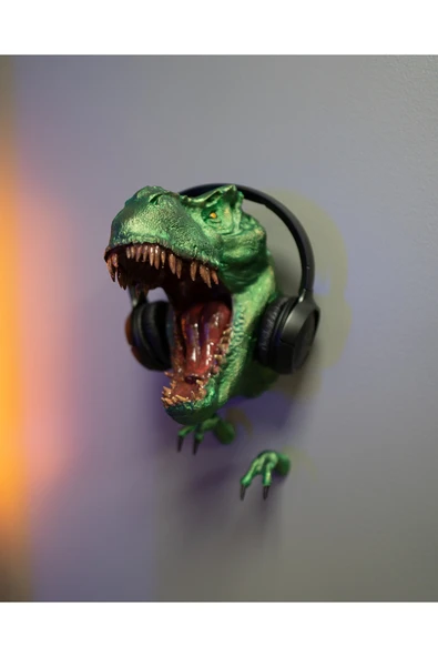 TuransoyCraft T-Rex Muhteşem Gaming Kulaklık Askısı Standı (DEV BOY) ürün görseli 1