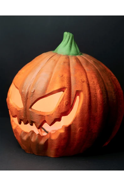 TuransoyCraft Halloween Balkabağı Kaskı ürün görseli 1