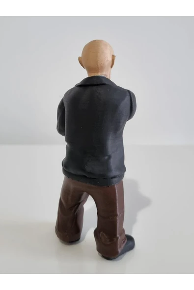 Plasteel Mike Ehrmantraut / Breaking Bad / Better Call Saul / Figür - Resim 4