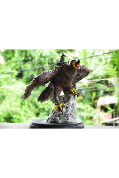 TuransoyCraft Gandalf Gwaihir'in Üstünde Yüzüklerin Efendisi Lotr Boyalı Figür 25 Cm (büyük Boy) ürün görseli 1