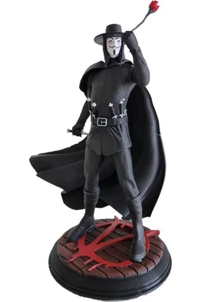 Plasteel V For Vandetta/ Figür / Yükseklik 28 Cm ürün görseli 1