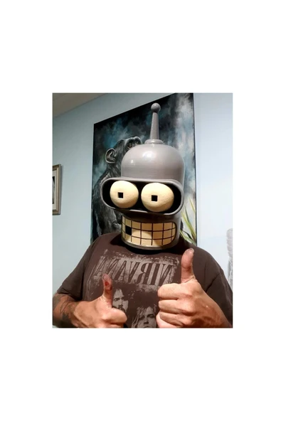 TuransoyCraft Futurama Bender Giyilebilir Kask ürün görseli 1