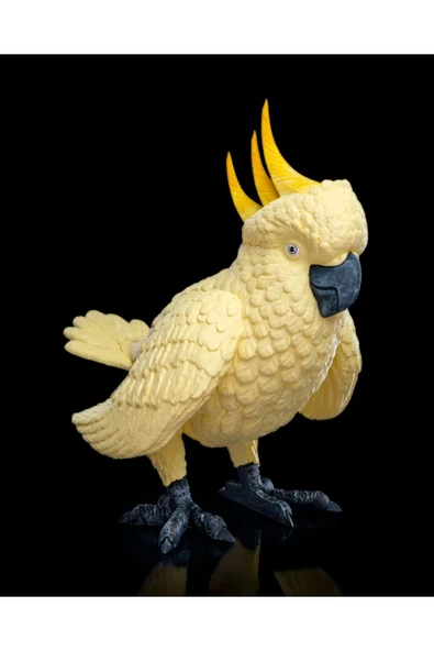 TuransoyCraft Sultan Papağanı Hareketli Oyuncak Rio Oyuncak Papağan Büyük Boy 22CM ürün görseli 1