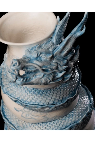 TuransoyCraft Mortal Kombat Ejderhası Vazo 20 Cm (Dev Boy) - Resim 4