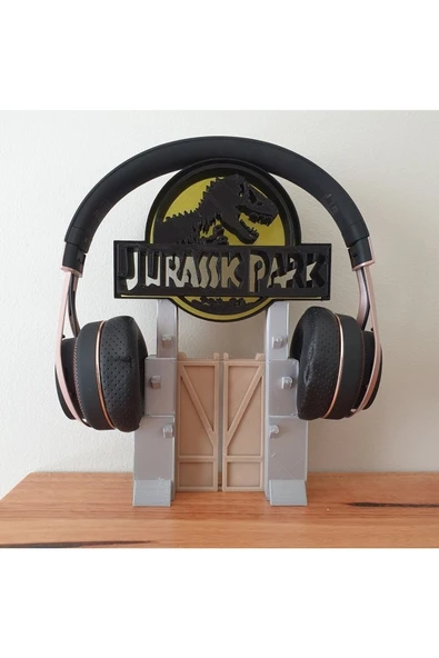 TuransoyCraft Jurassic Park Kulaklık Standı Kulaklık Askısı ürün görseli 1