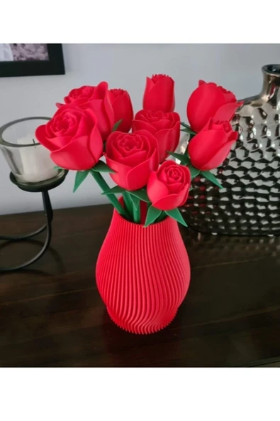TuransoyCraft Elyesa Dekoratif Modern Vazo ürün görseli 1
