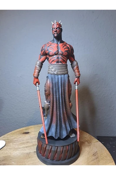 TuransoyCraft Darth Maul Son Düello Star Wars Boyalı Figür 30 Cm (BÜYÜK BOY) ürün görseli 1