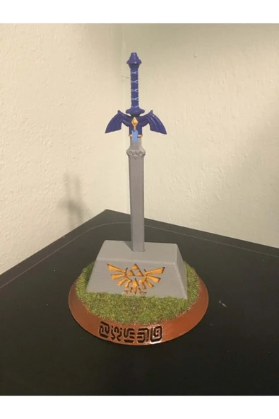 TuransoyCraft Legend of Zelda Master Sword Legend of Zelda Usta Kılıcı Masaüstü Dekoratif Obje ürün görseli 1