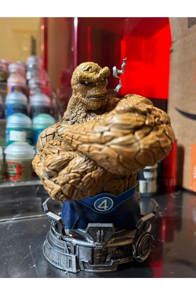 TuransoyCraft Ben Grimm Taş Adam Marvel Boyalı Figür 17 CM (BÜYÜK BOY) ürün görseli 1