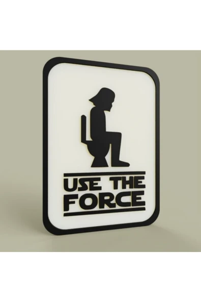 TuransoyCraft Star Wars Tuvalet Wc Tabelası ürün görseli 1