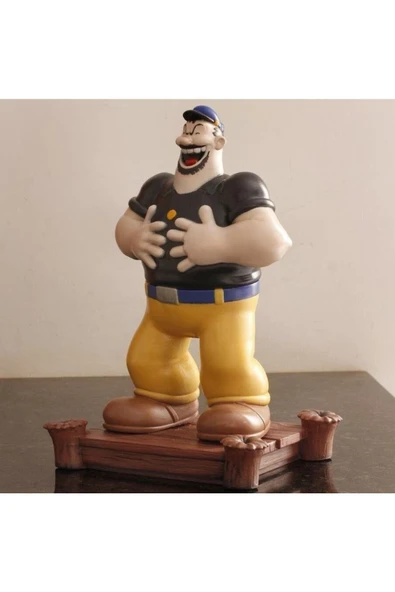 TuransoyCraft Kabasakal Boyalı Figür 15cm 1 Adet ürün görseli 1