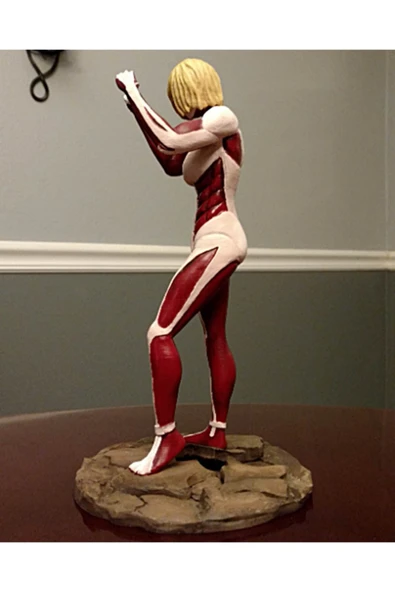 TuransoyCraft Attack On Titan Dişi Dev Boyalı Figür 25 Cm - Resim 3