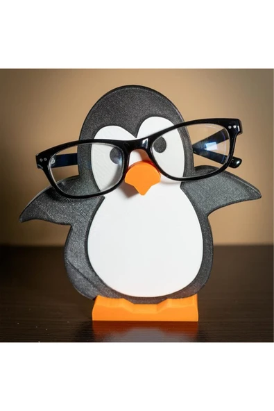 TuransoyCraft Penguenli Dekoratif Gözlük Tutacağı 14 CM ürün görseli 1
