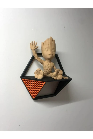 TuransoyCraft Balpeteği Dekoratif Duvar Rafı (1 Adet) ürün görseli 1