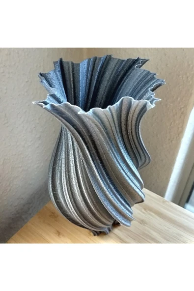 TuransoyCraft Waves Dekoratif Modern Vazo ürün görseli 1