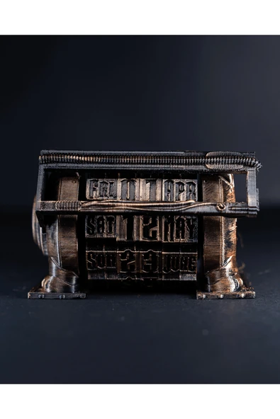 TuransoyCraft Mad Max Takvim Retro Gün Sayacı Masaüstü Dekoratif Obje ürün görseli 1