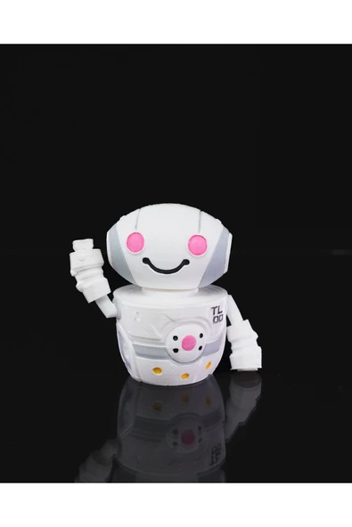 TuransoyCraft Hareketli Yüz İfadesi Değişen Robot Figürü ürün görseli 1