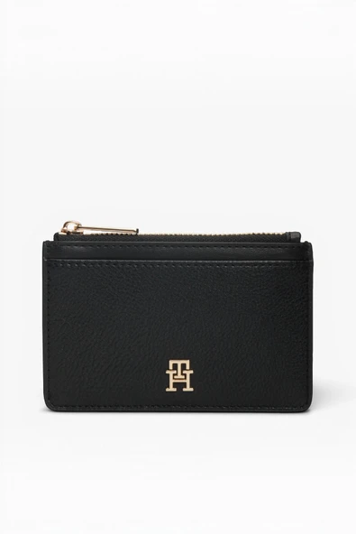 TH ICON LONG CC HOLDER Kadın Siyah Cüzdan - AW0AW18867 ürün görseli 1