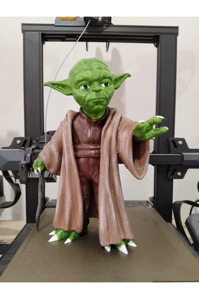TuransoyCraft Master Yoda Star Wars Boyalı Figür 25 cm (dev Boy) ürün görseli 1