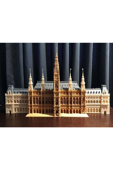 TuransoyCraft Viyana Belediye Binası (wien Rathaus) Minyatür Biblo 30 Cm ürün görseli 1