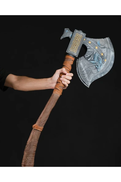 TuransoyCraft Viking Savaş Baltası 80 CM (GERÇEK BOY) ürün görseli 1